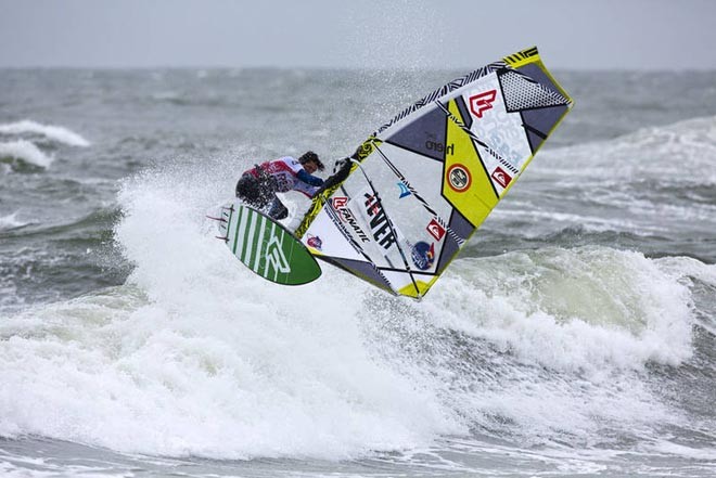 Fernandez backside - 2012 PWA Sylt World CUp ©  John Carter / PWA http://www.pwaworldtour.com